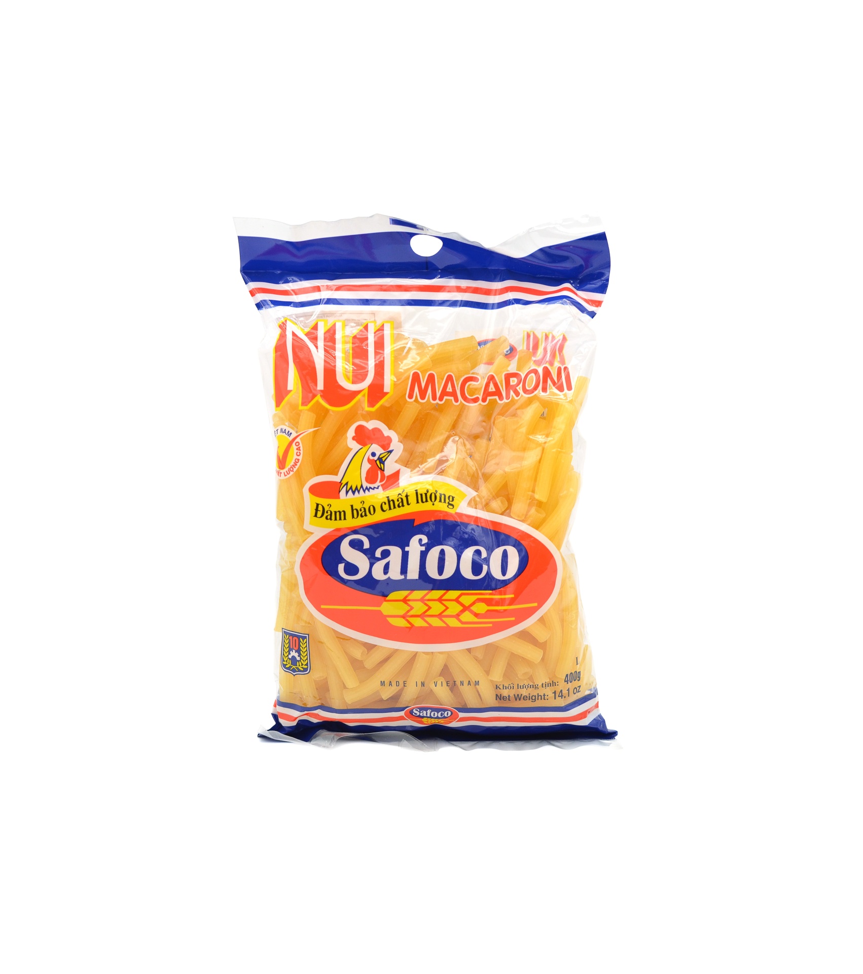 slide 1 of 1, Safoco Macaroni Big Tube, 400 gram