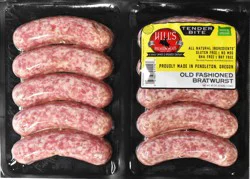 Hill's Premium Meats Tender Bites Old Fashioned Bratwurst - 40 oz