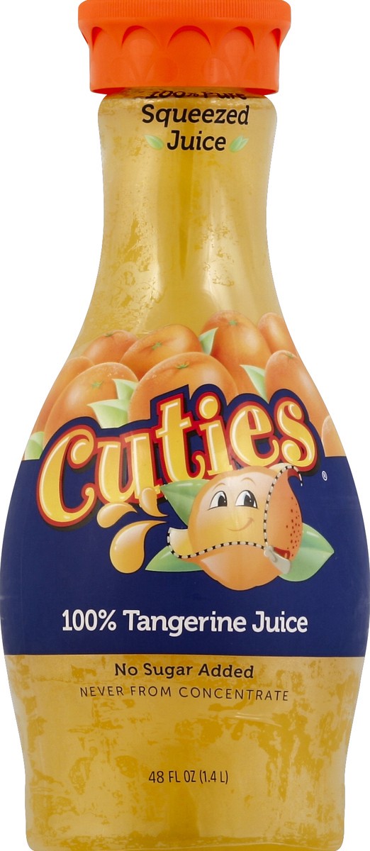 slide 4 of 4, Califia Farms, Lp Cuties Juice 100% Pure Squeezed Tangerine, 48 oz