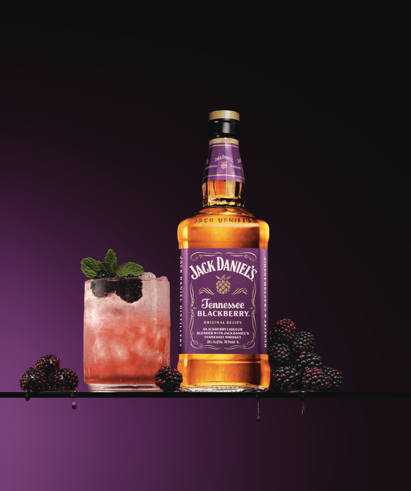 slide 3 of 5, Jack Daniel's Tennessee Blackberry Whiskey Specialty, 750mL, 70 Proof, 750 ml