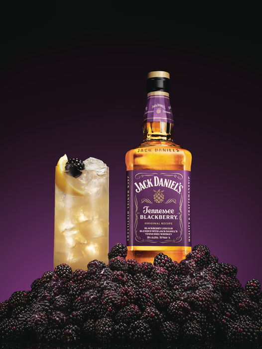 slide 4 of 5, Jack Daniel's Tennessee Blackberry Whiskey Specialty, 750mL, 70 Proof, 750 ml