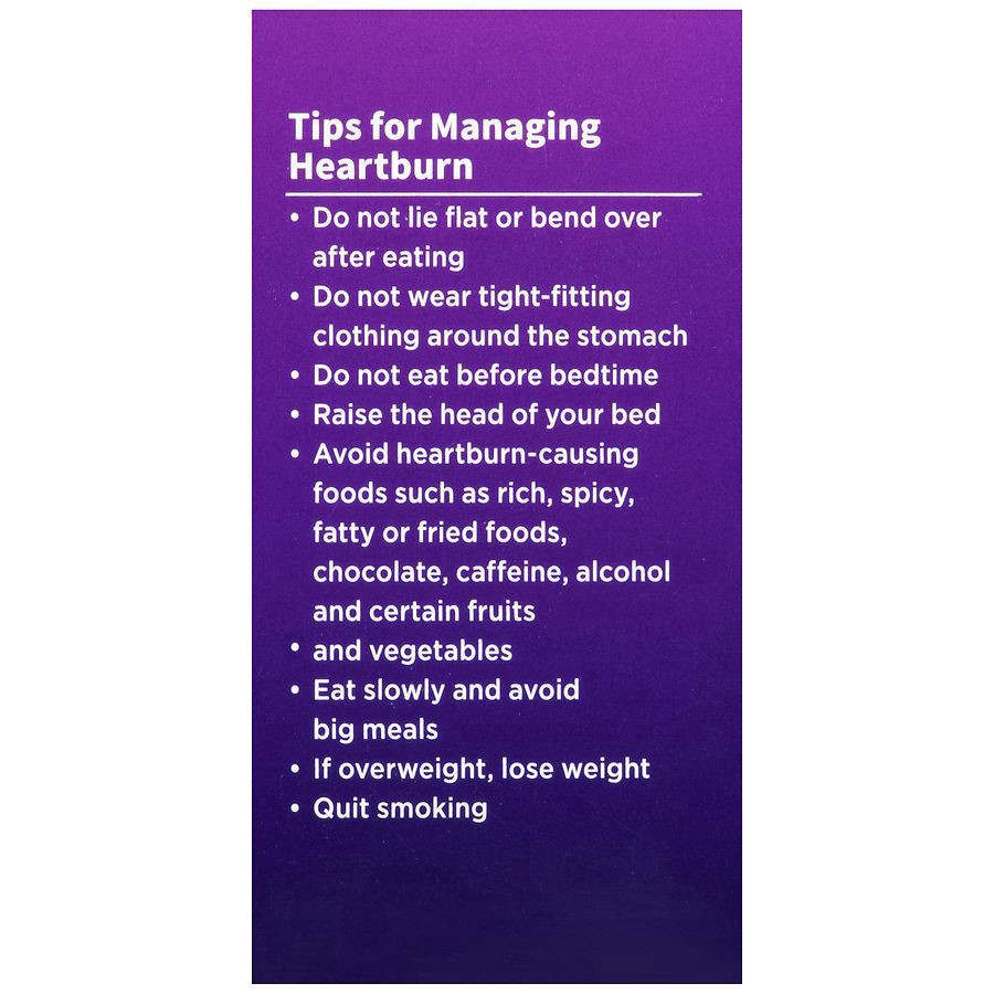 slide 2 of 5, Walgreens Omeprazole 24 Hour Acid Reducer Delayed Release Capsules, 42 ct