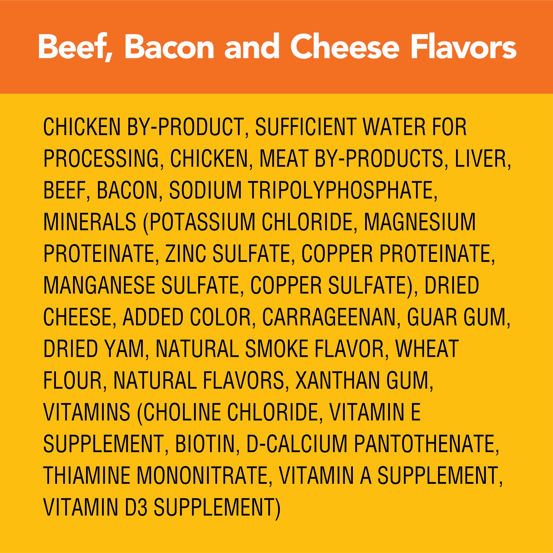 slide 4 of 5, Pedigree Chopped Ground Dinner Beef, Bacon & Cheese Flavors Dog Food 3.5 oz, 3.5 oz