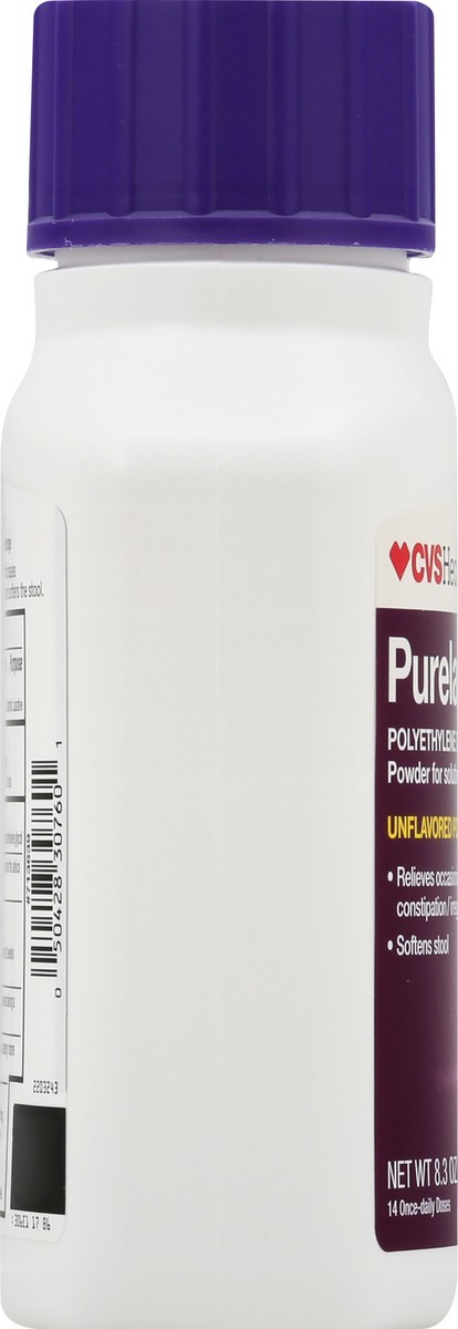 slide 6 of 11, CVS Health Purelax Constipation Relief Power, Unflavored, 8.3 Oz, 8.3 oz; 238 gram