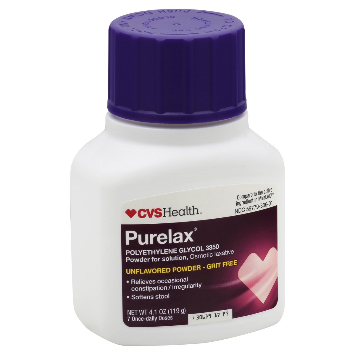 slide 7 of 11, CVS Health Purelax Constipation Relief Power, Unflavored, 8.3 Oz, 8.3 oz; 238 gram