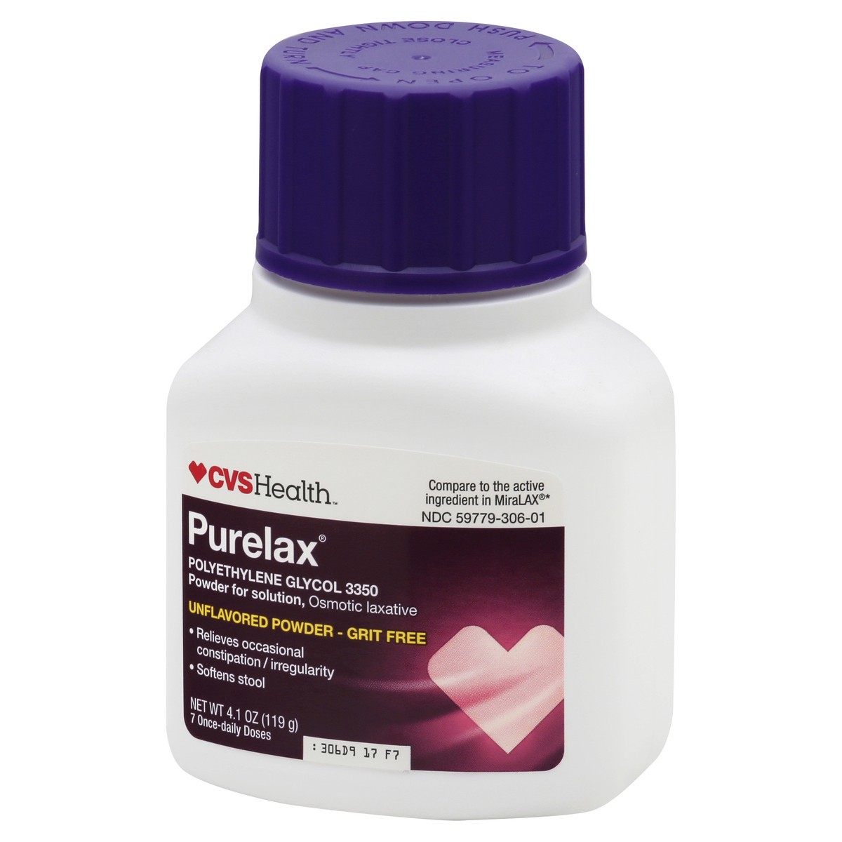 slide 11 of 11, CVS Health Purelax Constipation Relief Power, Unflavored, 8.3 Oz, 8.3 oz; 238 gram