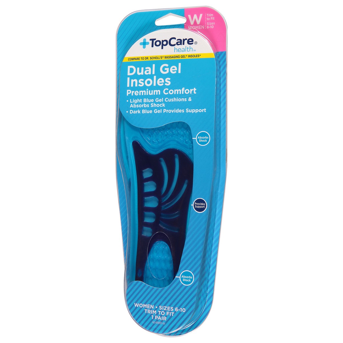 slide 7 of 12, TopCare TOP CARE Topcare Premium Comfort, Dual Gel Women's Insoles, 1 ct