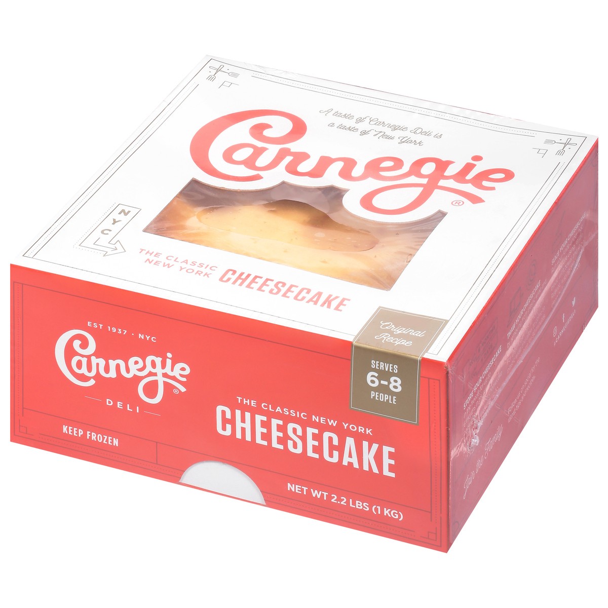 slide 8 of 9, Carnegie Chsecake Clssic Ny 6", 2.2 lb