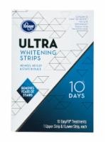 slide 1 of 1, Kroger Ultra Whitening Strips 10 Days, 10 ct