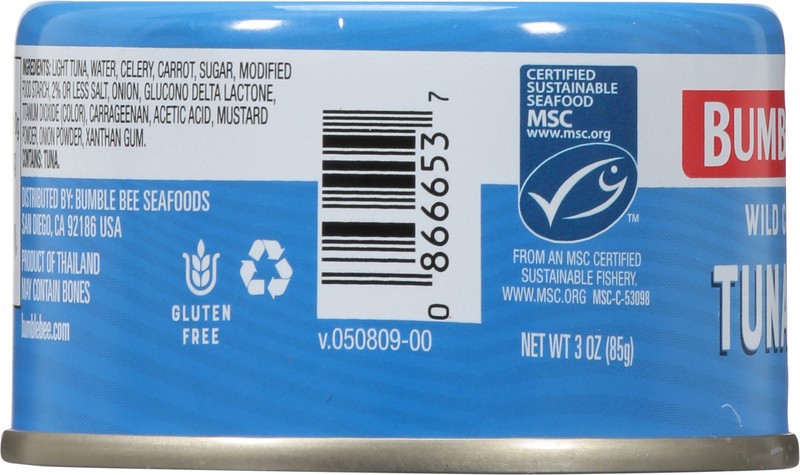 slide 5 of 5, Bumble Bee Wild Caught Tuna Salad 3 oz, 3 oz