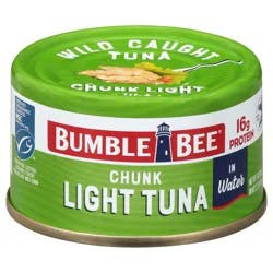 Bumble Bee Chunk Light Tuna in Water 3 oz