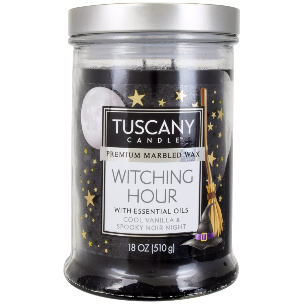 slide 1 of 1, Tuscany Candle Premium Marbled Wax Candle - Witching Hour, 18 oz