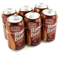 Hill Country Fare Root Beer Soda Cans - 6 ct; 12 oz - 6 ct; 12 oz