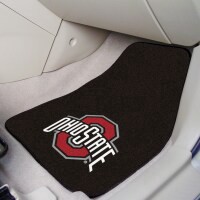 slide 4 of 5, NCAA Ohio State University Carpeted Car Mats, 2 ct