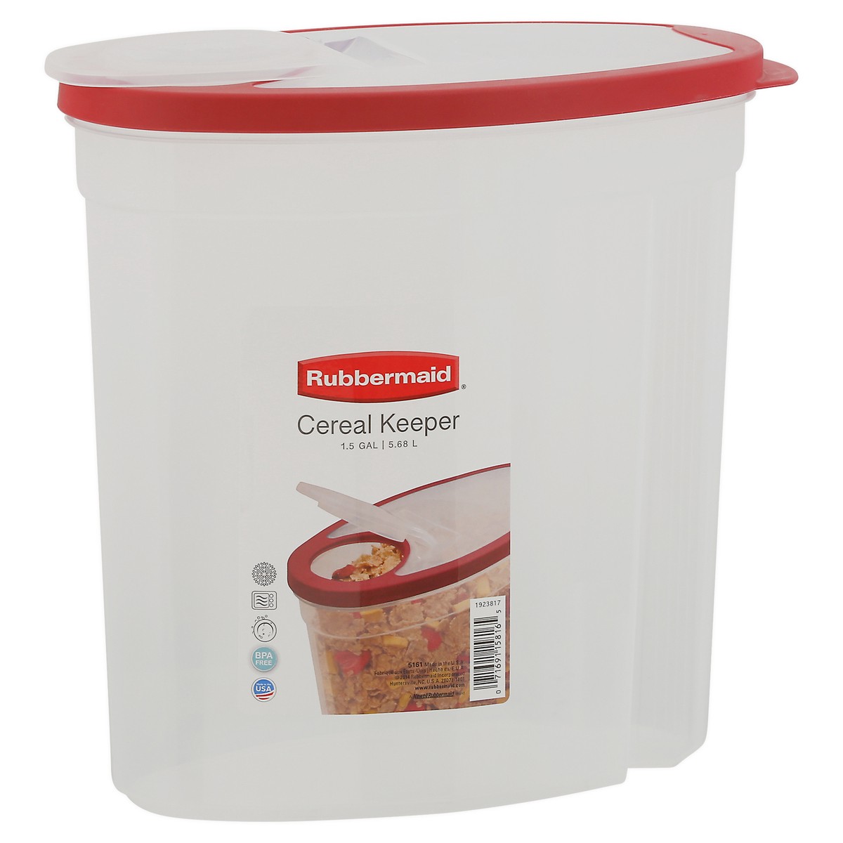 slide 9 of 9, Rubbermaid Flex & Seal Cereal Keeper, 1 ct