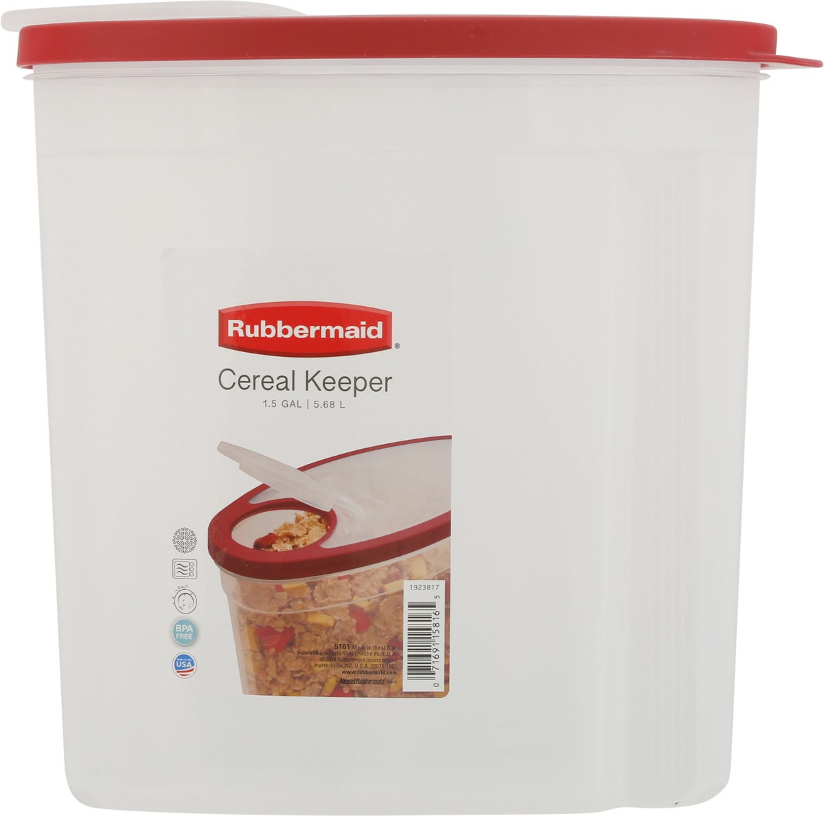 slide 6 of 9, Rubbermaid Flex & Seal Cereal Keeper, 1 ct