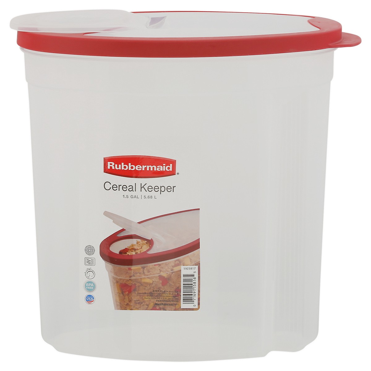 slide 1 of 9, Rubbermaid Flex & Seal Cereal Keeper, 1 ct