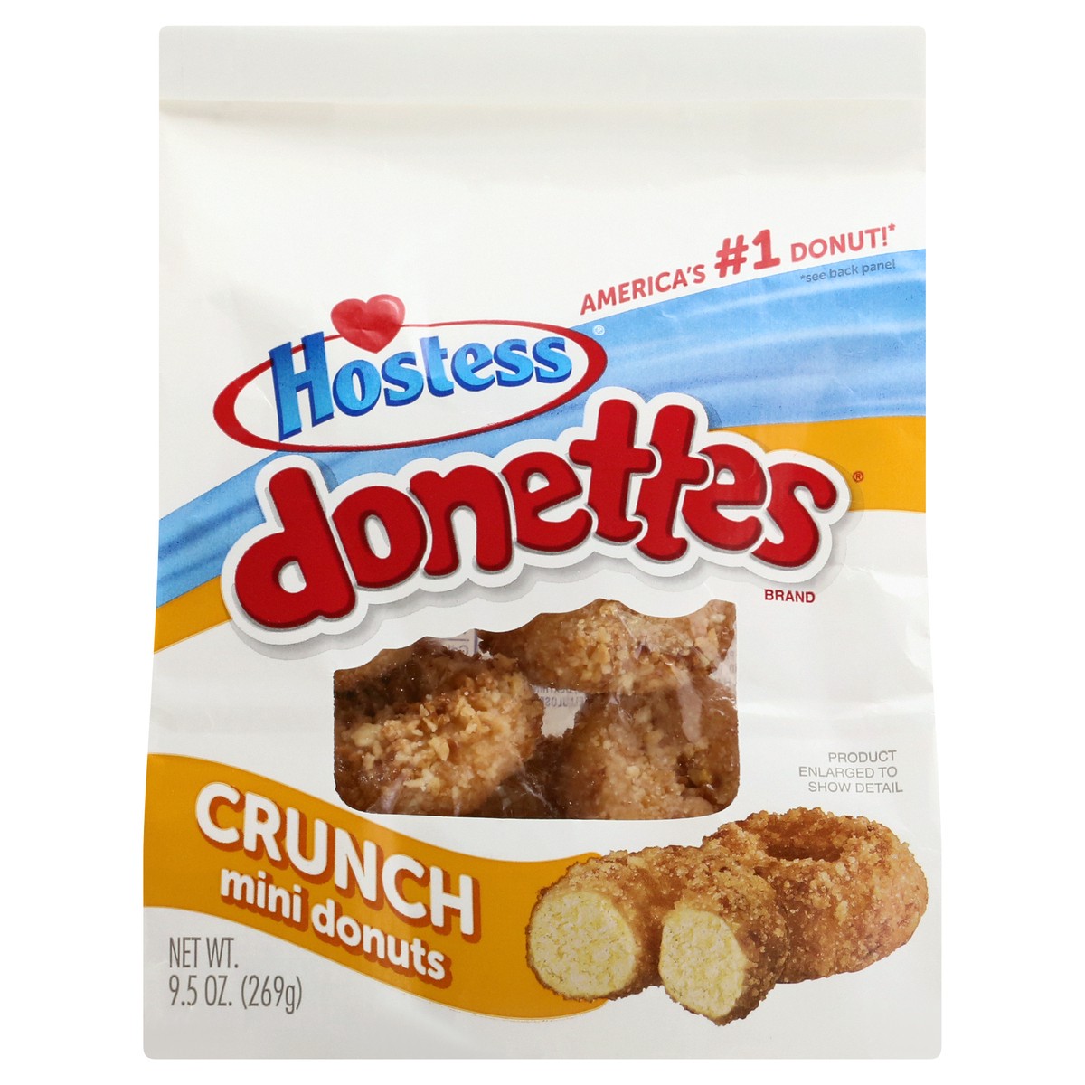 slide 1 of 4, Hostess Crunch Donettes - 9.5oz, 9.5 oz