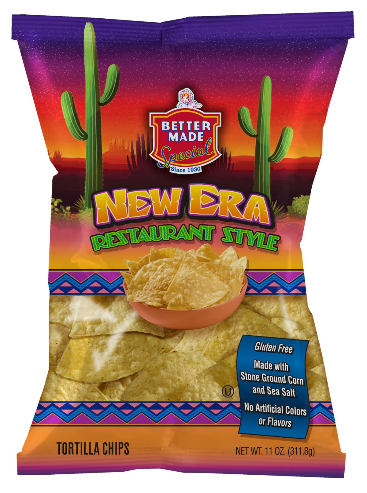 slide 1 of 1, Better Made New Era Tortilla Chips 11Oz, 11 oz