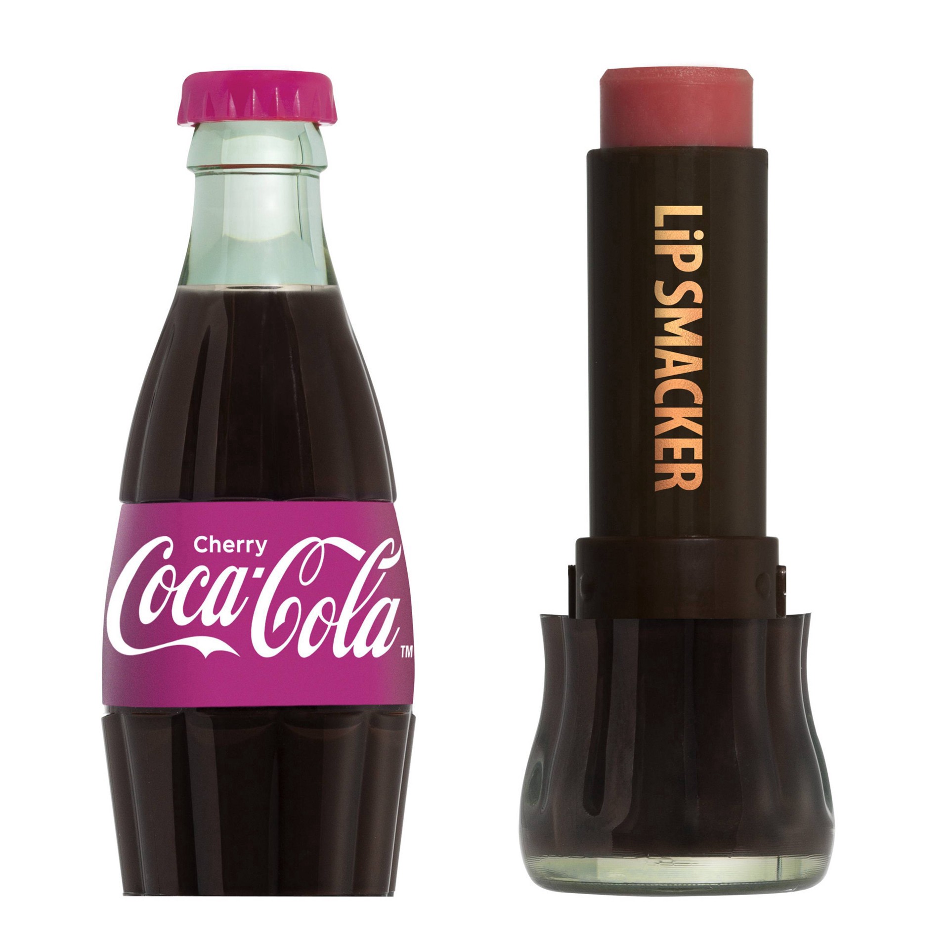 slide 2 of 7, Lip Smacker Coca Cola Contour Bottle Lip Balm - Cherry Coke - 0.14oz, 0.14 oz