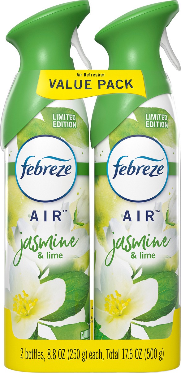 slide 3 of 12, Febreze Air Value Pack Jasmine & Lime Air Refresher 2 ea, 2 ct