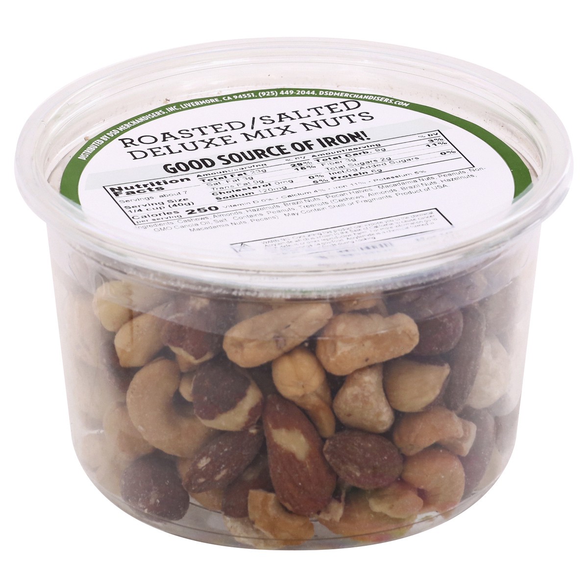 slide 4 of 13, DSD Merchandisers Roasted/Salted Deluxe Mix Nuts 10 oz, 10 oz