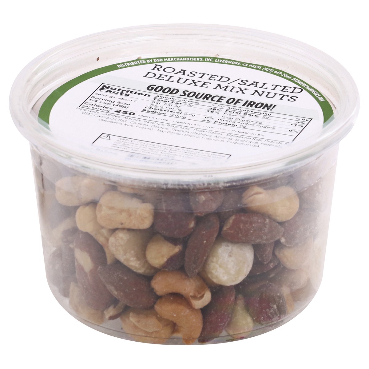 slide 13 of 13, DSD Merchandisers Roasted/Salted Deluxe Mix Nuts 10 oz, 10 oz