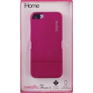 slide 1 of 1, iHome Pink Metallic Case For Iphone 5, 1 ct
