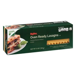 Hy-vee Enriched Macaroni Product, Oven Ready Lasagna