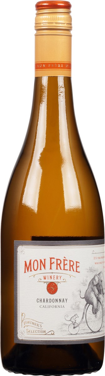 slide 6 of 7, Mon Frere Chardonnay Wine, 750 ml