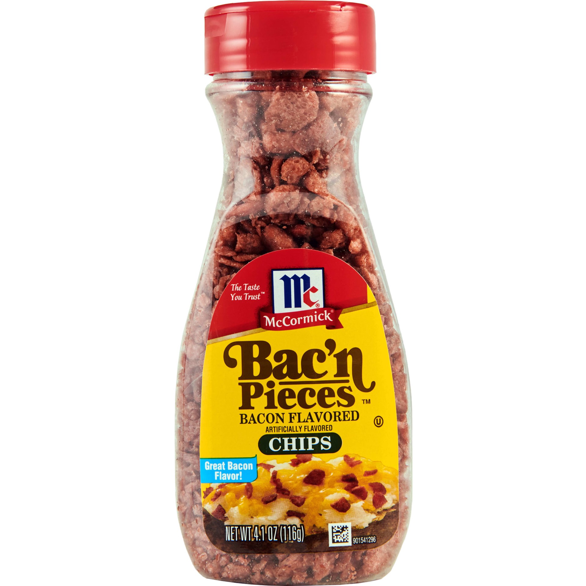 slide 1 of 9, McCormick Imitation Bacon Chips, 4.1 oz, 4.1 oz