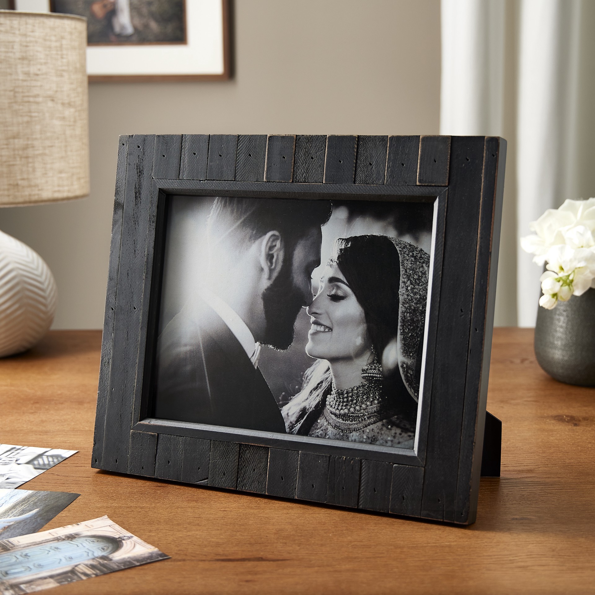 slide 3 of 4, Expressions Black Salvage Chic Frame By Studio Decor, 8 in x 10 in