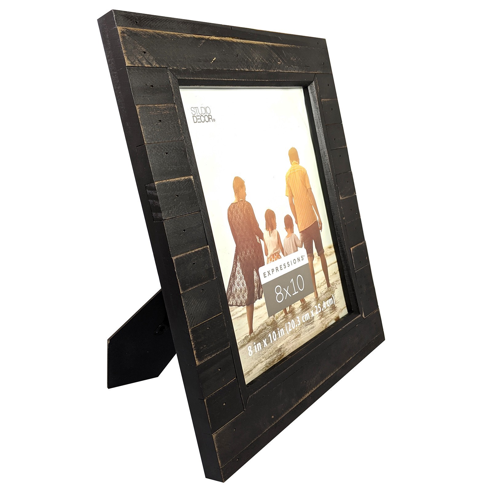 slide 4 of 4, Expressions Black Salvage Chic Frame By Studio Decor, 8 in x 10 in