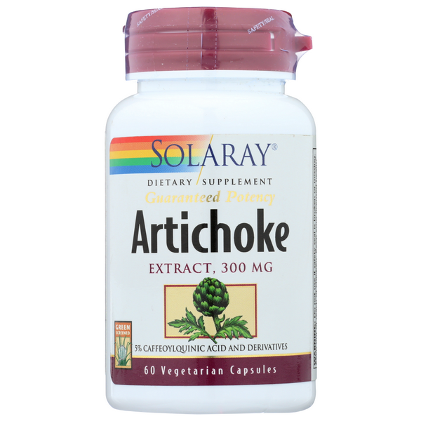 slide 1 of 1, Solaray Artichoke, 60 ct