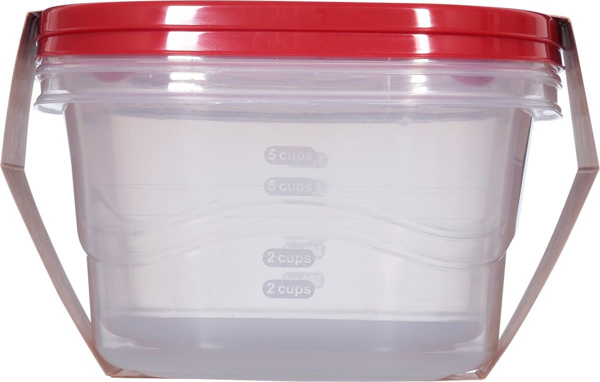 slide 3 of 9, Rubbermaid TakeAlongs 8 Cup Deep Rectangles Containers & Lids 2 ea, 2 ct; 1.8 oz