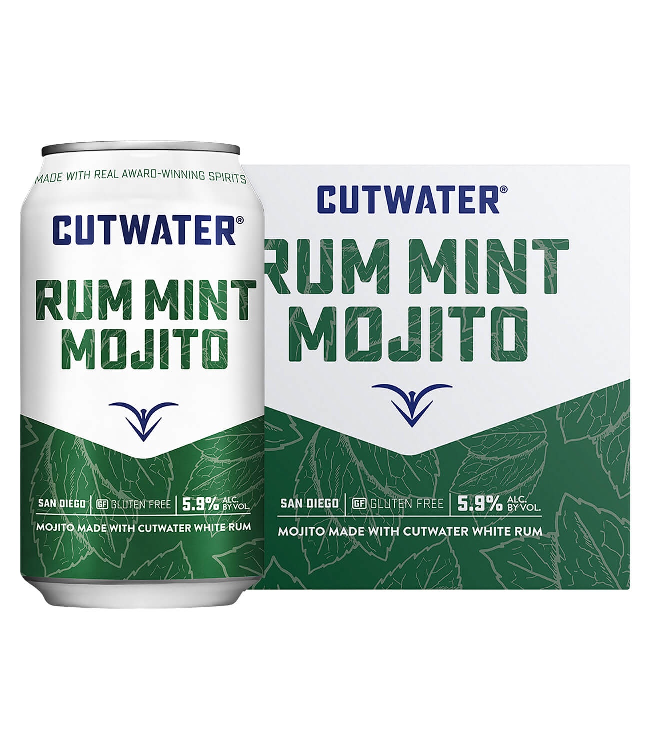 slide 1 of 1, Cutwater Rum Mint Mojito, 4 ct; 12 oz
