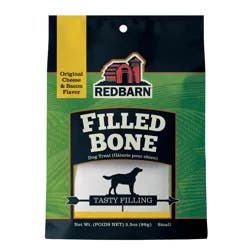 Redbarn Cheese & Bacon Filled Bone - Small