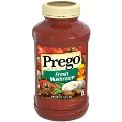 Prego Mushroom Pasta Sauce, 45 oz Jar