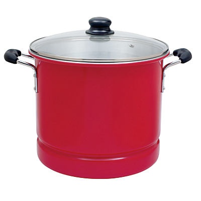 slide 1 of 1, Cocinaware 16 qt Red Tamale OR Seafood Steamer, 1 ct