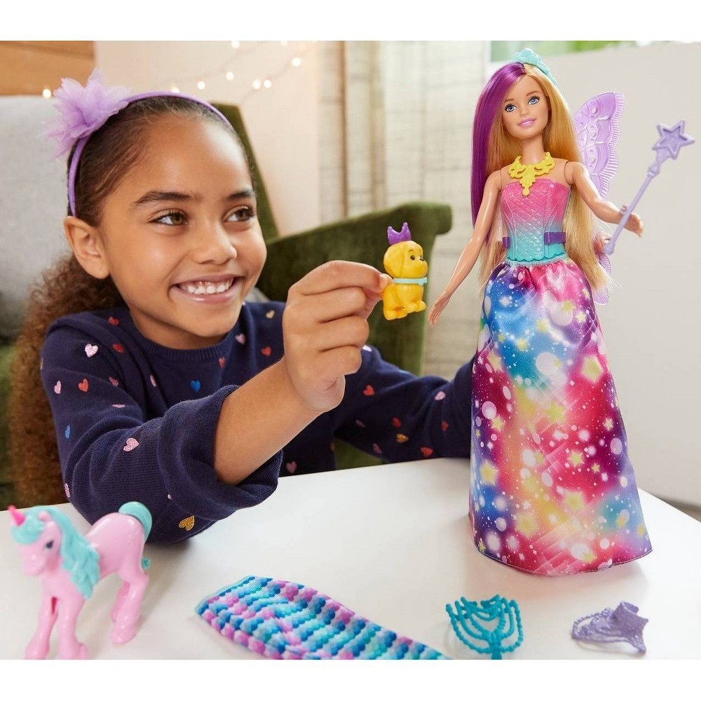 slide 2 of 6, Barbie Dreamtopia Advent Calendar with Doll, 1 ct