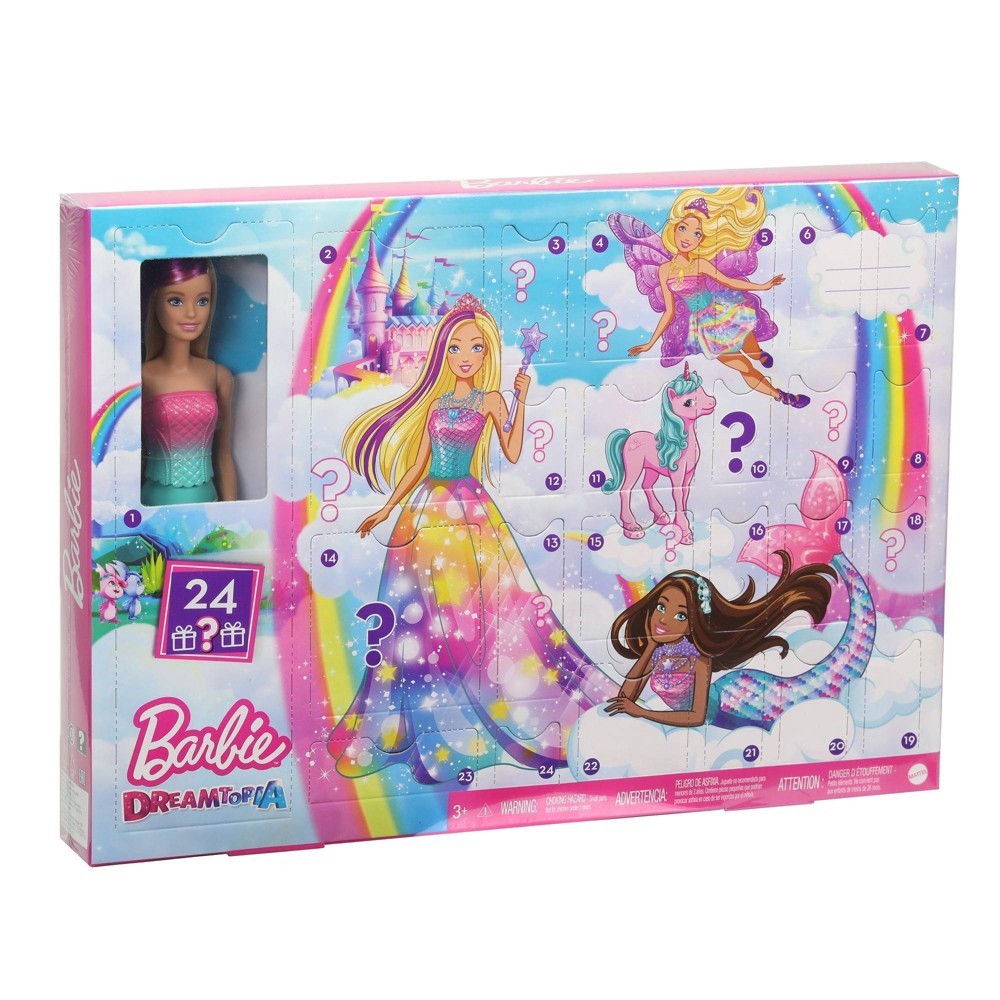 slide 6 of 6, Barbie Dreamtopia Advent Calendar with Doll, 1 ct