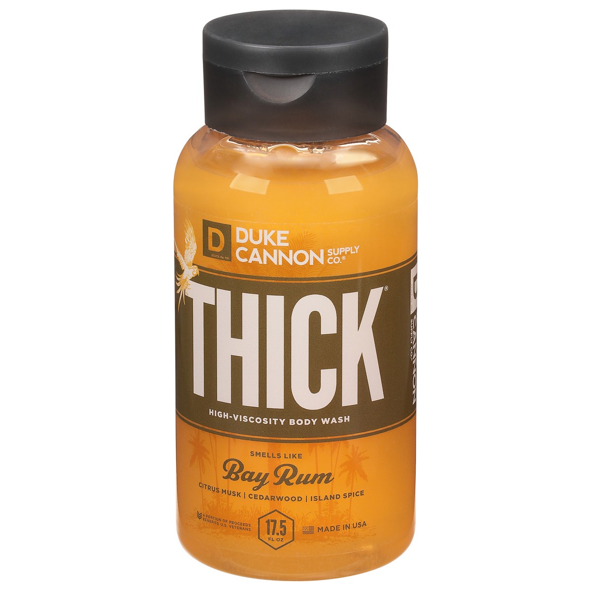 slide 9 of 9, Duke Cannon THICK Body Wash Bay Rum, 17.5 oz