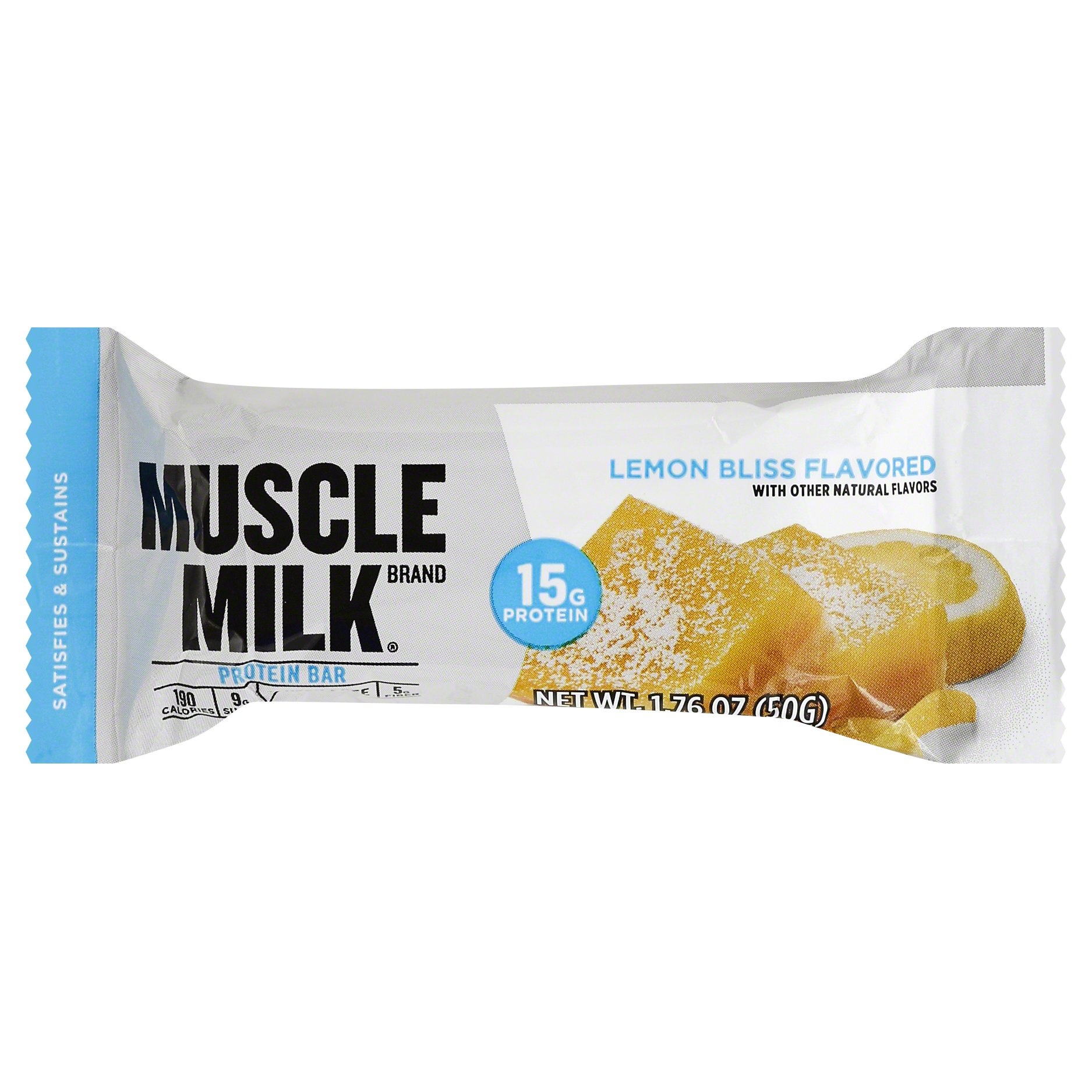 slide 1 of 5, Muscle Milk Protein Bar Lemon Bliss, 1.7 oz