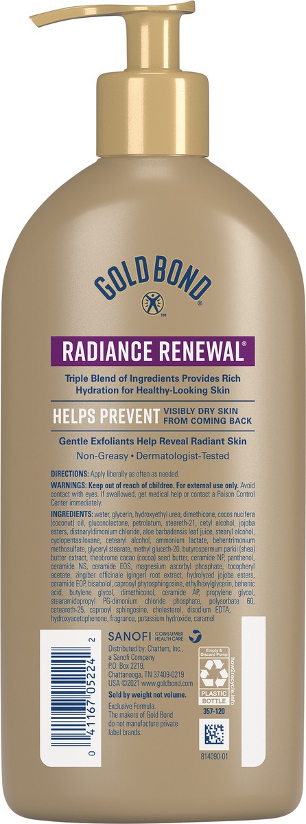 slide 3 of 7, Gold Bond Ultimate Radiance Renewal Skin Lotion (14 Oz), 14 oz