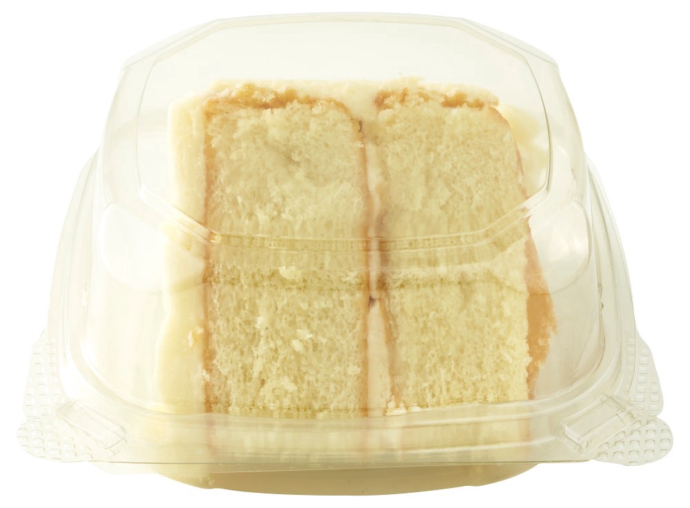 slide 2 of 2, Private Selection Signature Classic White Cake Slice, 11.04 oz