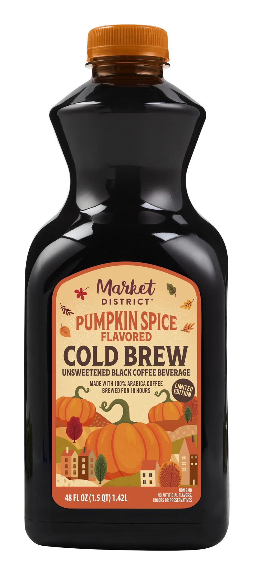 slide 1 of 1, Md Pumpkin Cold Brew - 48 oz, 48 oz