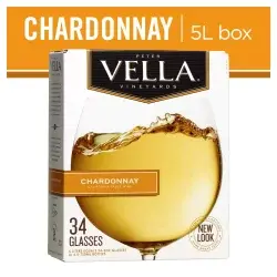 Peter Vella Vineyards Chardonnay Wine, 5 lt