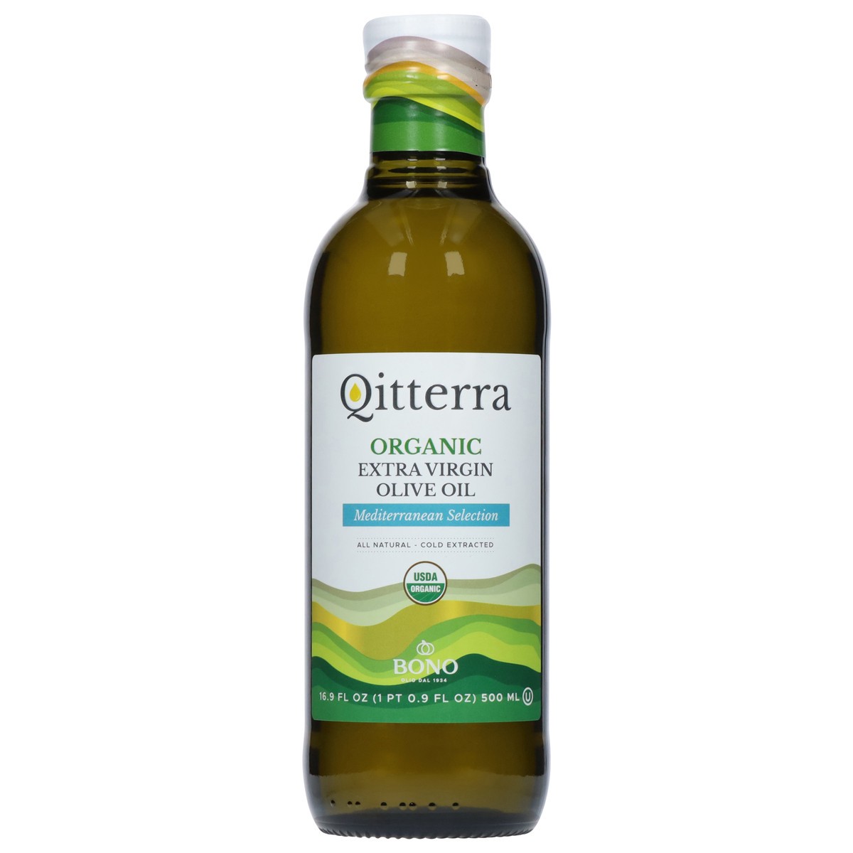slide 1 of 4, Qitterra Extra Virgin Organic Olive Oil 16.9 fl oz, 16.9 fl oz