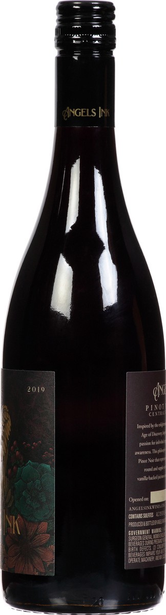 slide 4 of 11, Angels Ink Central Coast Pinot Noir 750 ml, 750 ml