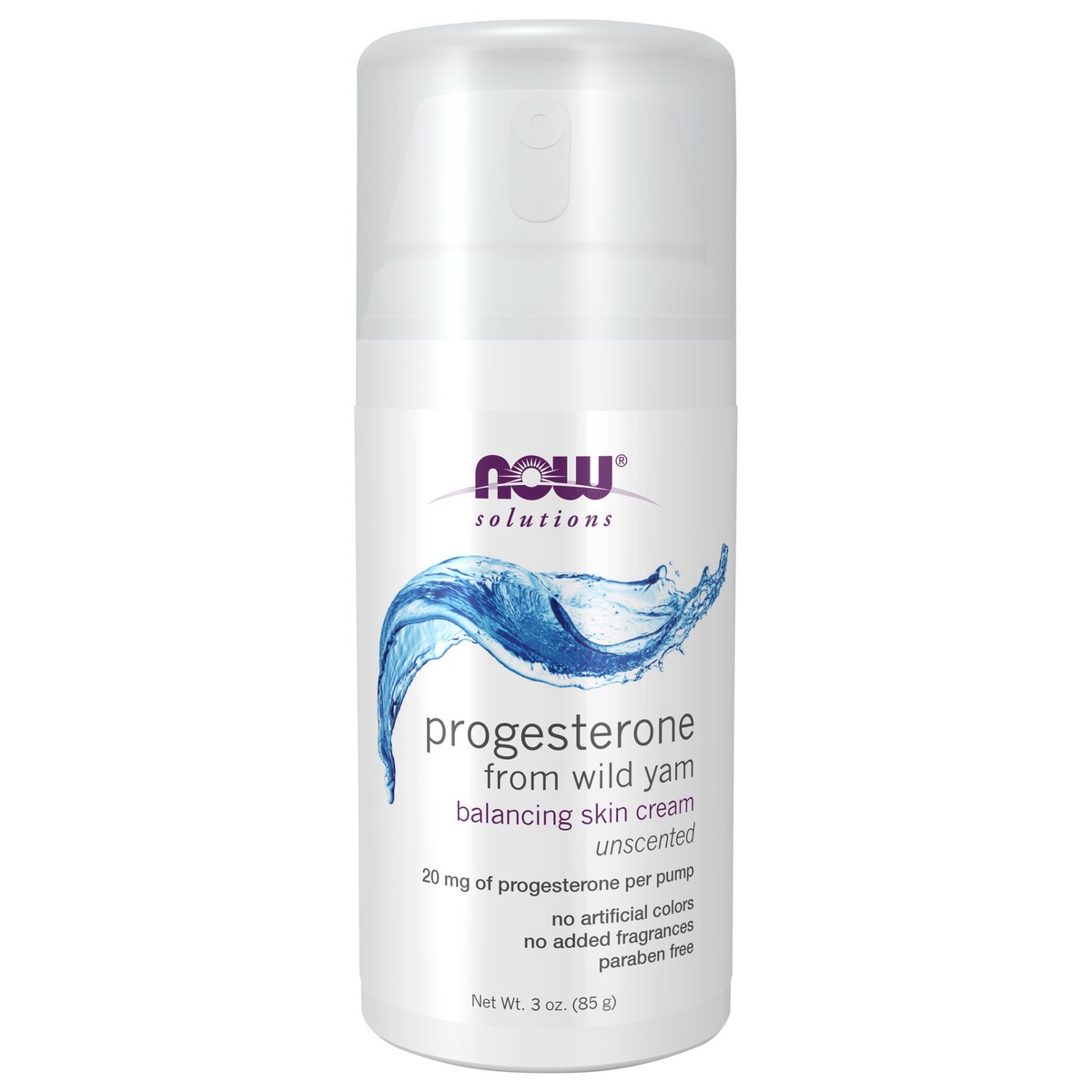 slide 1 of 5, NOW Progesterone from Wild Yam Balancing Skin Cream - 3 oz., 3 oz